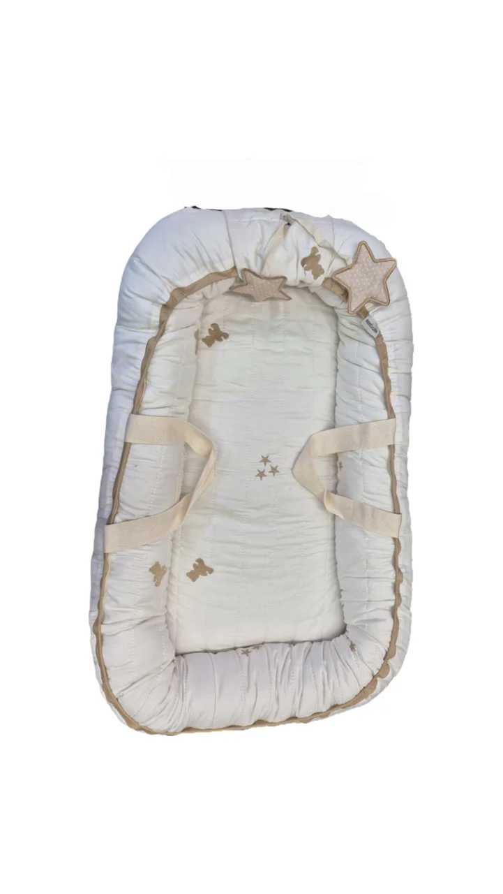 سرویس خواب گارددار(لبه دار) مامزکیوتی طرح استاربر کتان نخ گلدوزی ترک