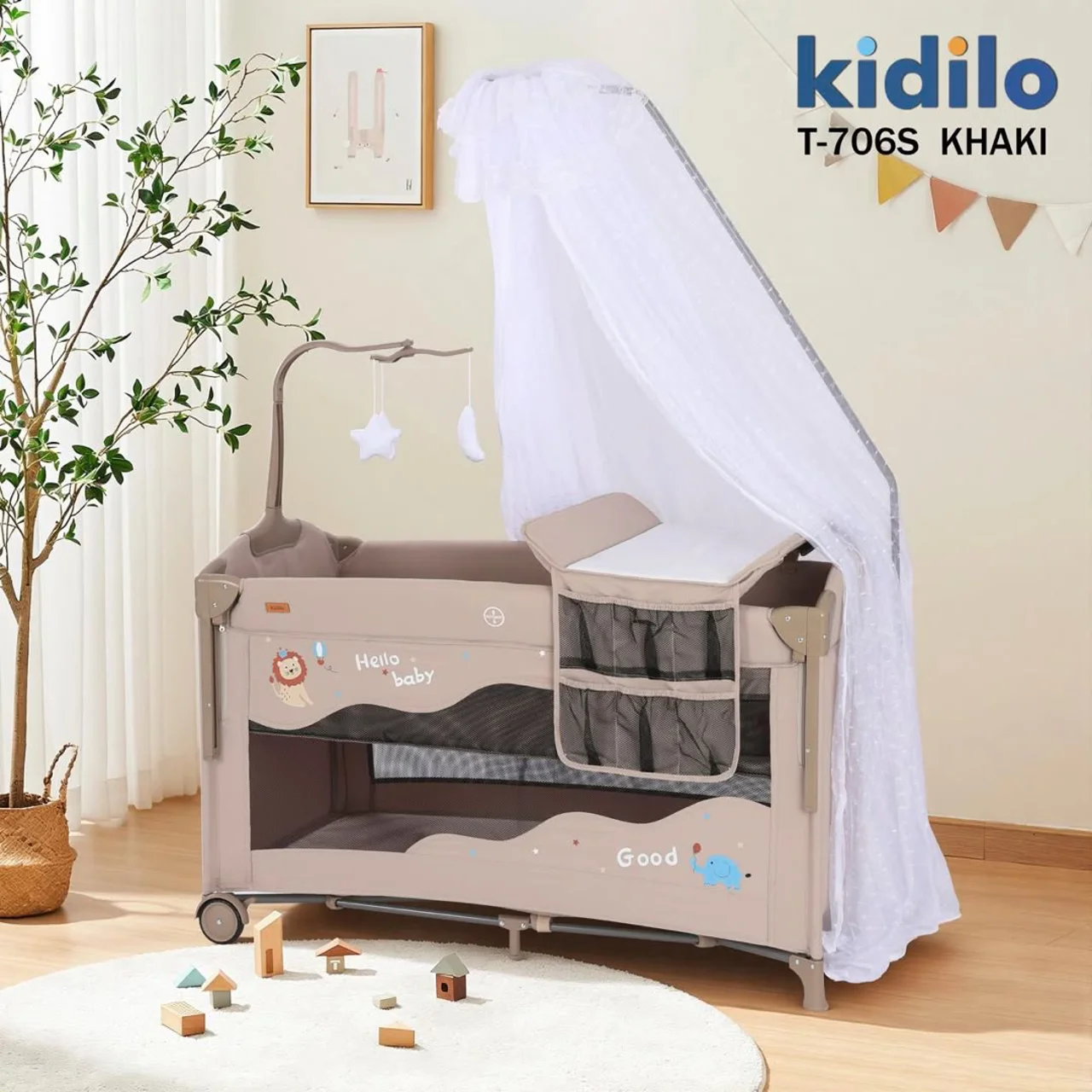 تخت و پارک چند کاره کیدیلو مدلkidilo t706 s