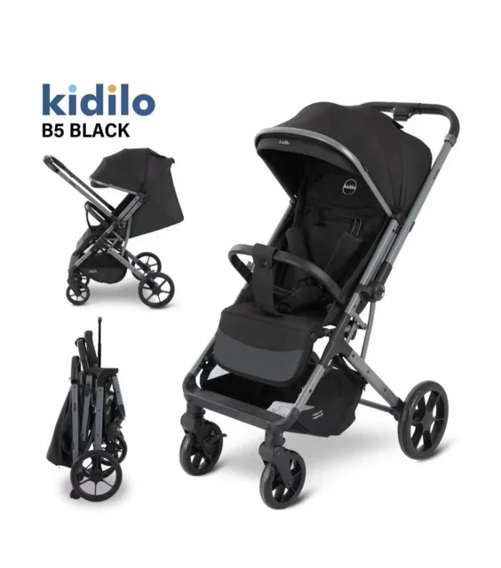 کالسکه kidilo کیدیلو b5 مشکی دسته دوطرفه