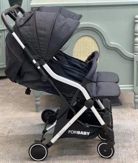 کالسکه دوقلو کنارهم مسافرتی جمع شو به راحتی برند فوربی بی forbaby