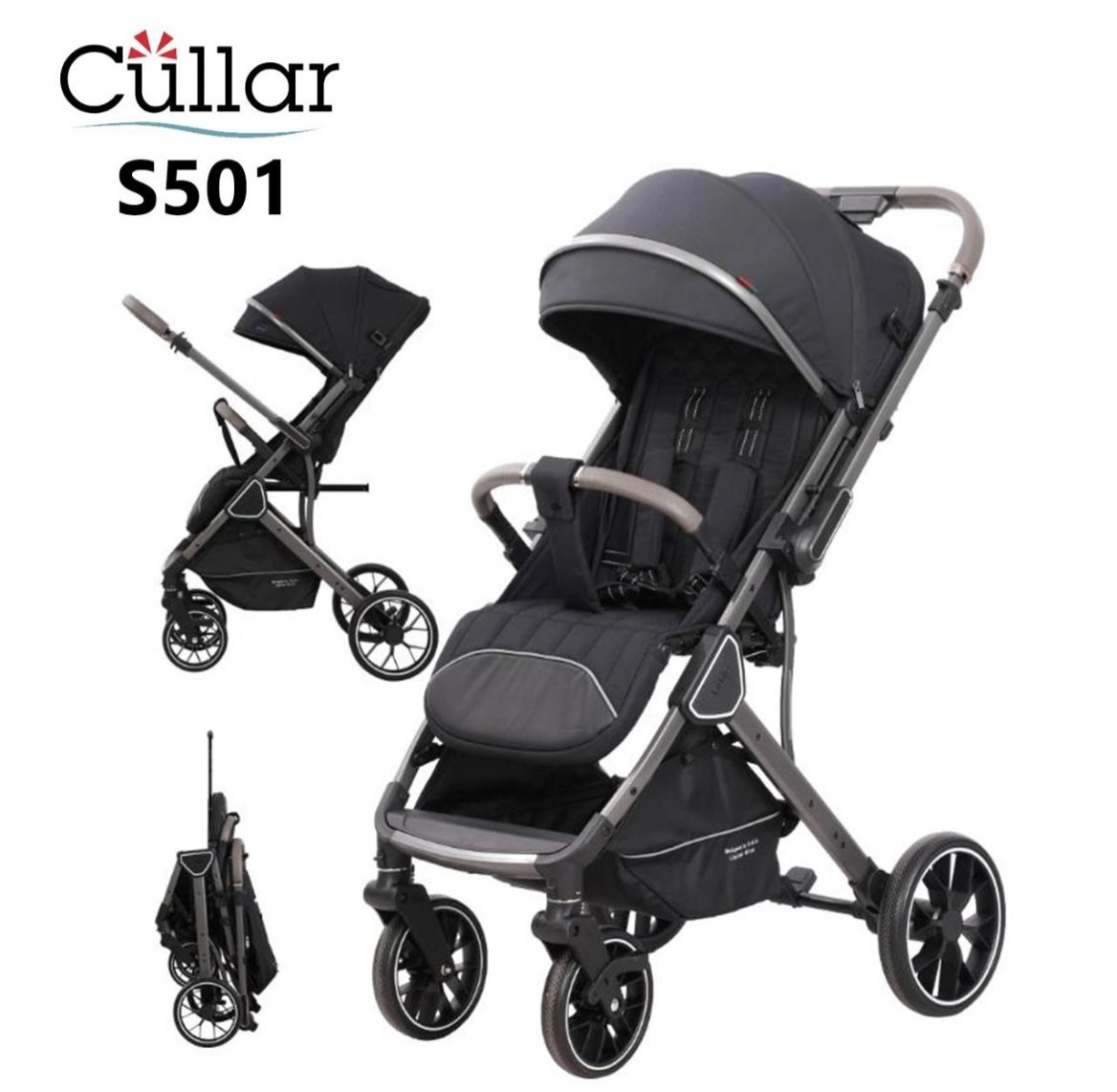 کالسکه مسافرتی کولار دسته متحرک مدل cullar s501